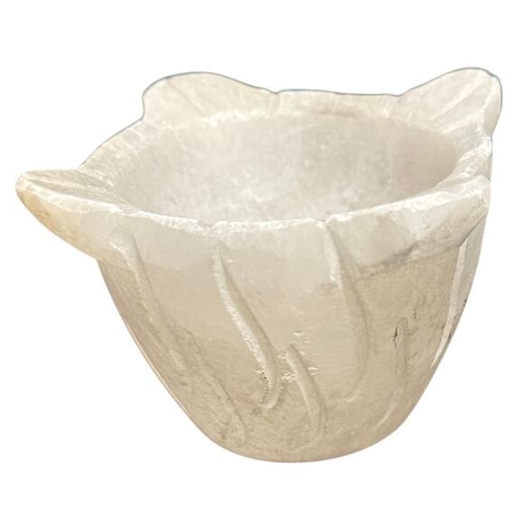 Vintage Alabastor Mortar - Made in Spain - 3" Tall / 4" Diameter - Picture 1 of 5